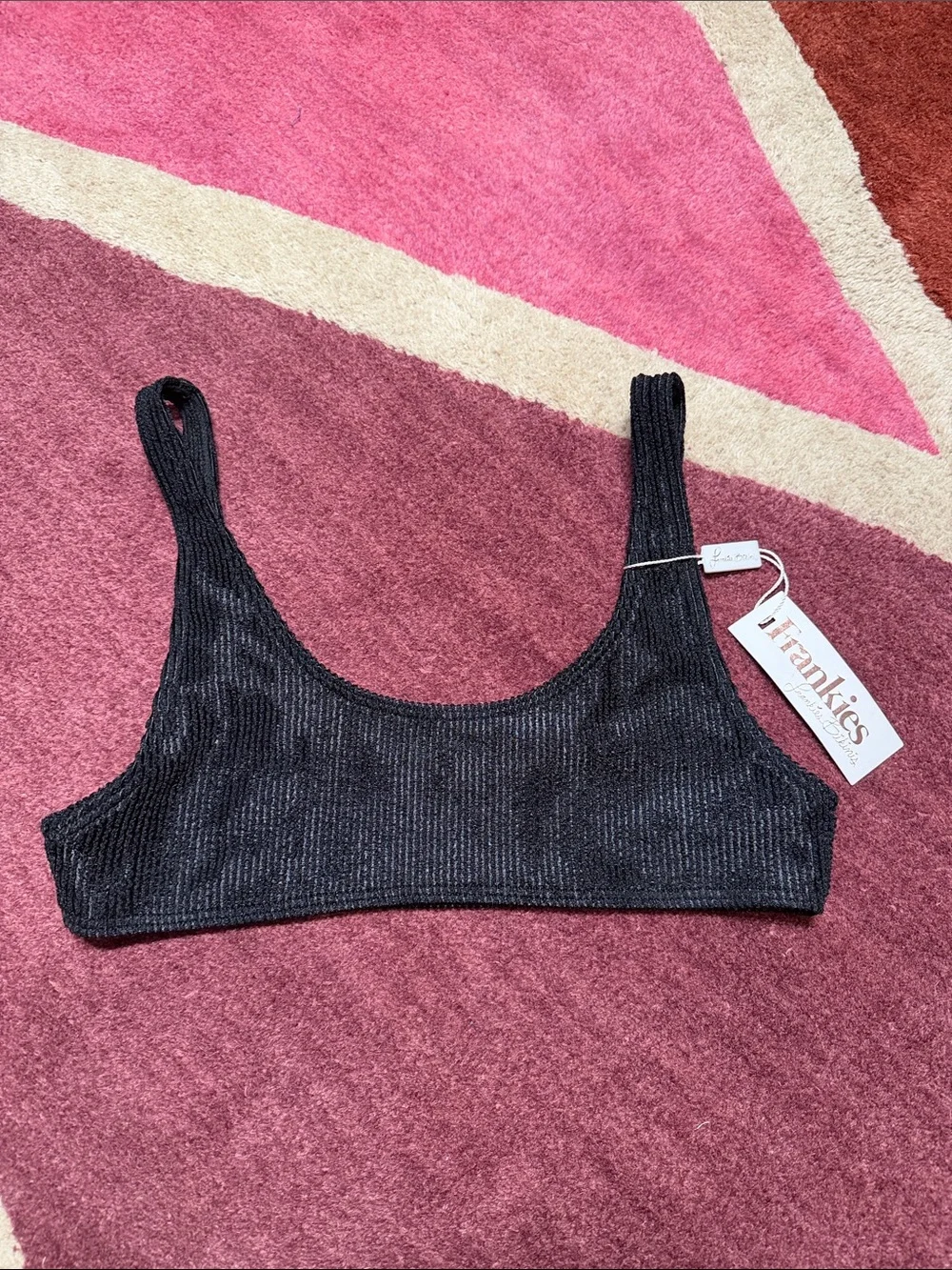 NWT Frankies Bikinis Wilderness Top Size S